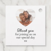 Favor Tags Bedankjes Labels (Achterkant)