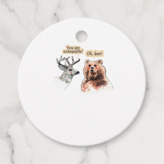 Favor Tags Bedankjes Labels (Voorkant)