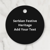 Favor Tags Bedankjes Labels (Achterkant)