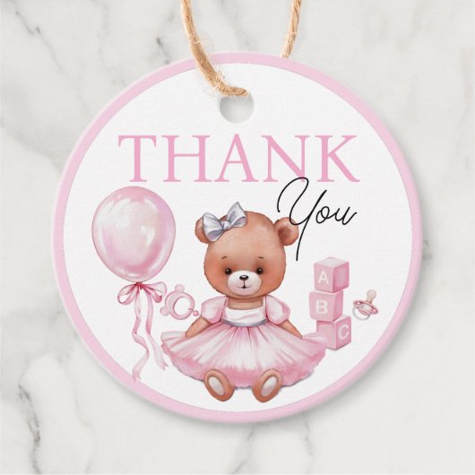 Favor Tags Bedankjes Labels (Voorkant)