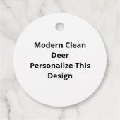 Favor Tags Bedankjes Labels (Achterkant)