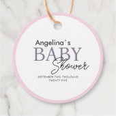 Favor Tags Bedankjes Labels (Achterkant)