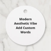 Favor Tags Bedankjes Labels (Achterkant)