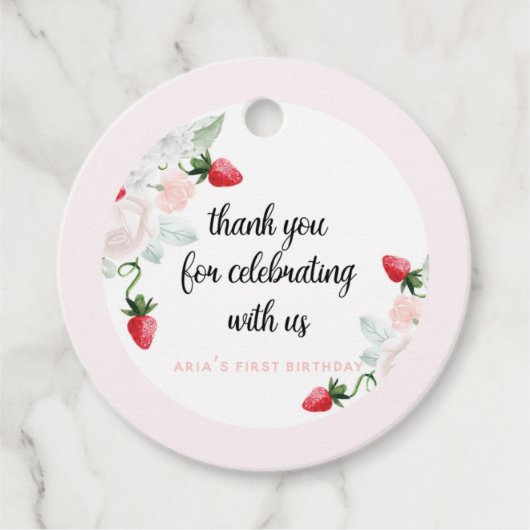 Favor Tags Bedankjes Labels (Voorkant)