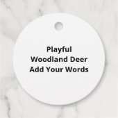 Favor Tags Bedankjes Labels (Achterkant)