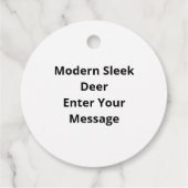 Favor Tags Bedankjes Labels (Achterkant)