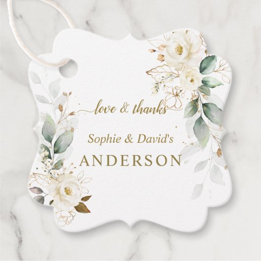 Favor Tags Bedankjes Labels (Voorkant)