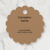 Favor Tags Bedankjes Labels (Achterkant)