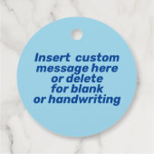 Favor Tags Bedankjes Labels (Achterkant)