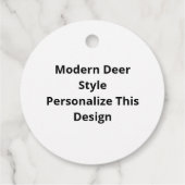 Favor Tags Bedankjes Labels (Achterkant)