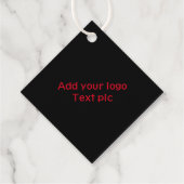 Favor Tags Bedankjes Labels (Achterkant)