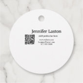 Favor Tags Bedankjes Labels (Achterkant)