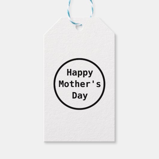 Favor Tags Cadeaulabel (Voorkant)
