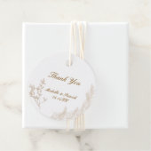 Favor Tags Cirkel Bedankjes Labels (In situ)