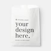 Favor Tassen Uw Ontwerp Uploaden Bedankzakje (Voorkant)