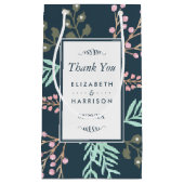 Favor voor botanische bruiloft klein cadeauzakje (Voorkant)