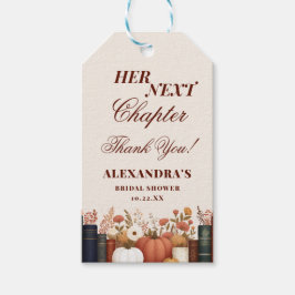 Favor voor bruidsfeest met 'Haar Volgend Hoofdstuk Cadeaulabel