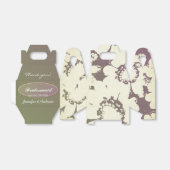 Favor voor fijne Floral Wedding Bedankdoosjes (Uitgevouwen)