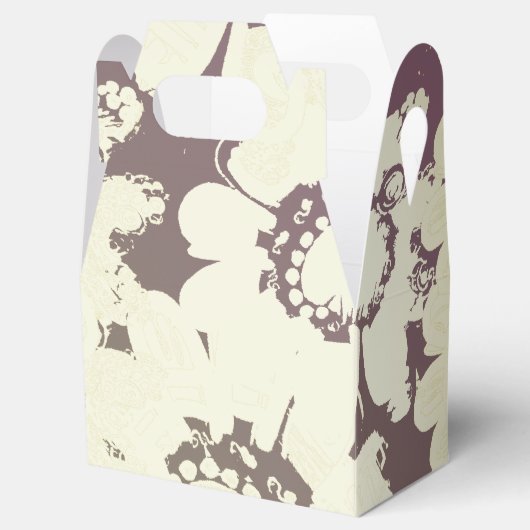 Favor voor fijne Floral Wedding Bedankdoosjes (Geopend)