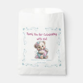 Favor Zakjes Teddybeer Babyshower (Voorkant)
