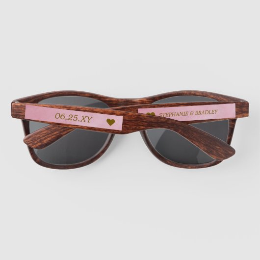 Favor Zonnebril Bachelorette Party Trouwgunsten (Achterkant)