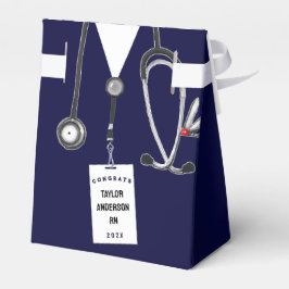 Favorbox voor afstuderen van verpleegstersschool bedankdoosjes