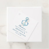 Favoretiket voor een zeemansbruiloft bedankjes labels (In situ)