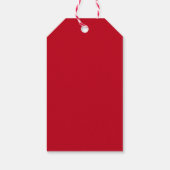 Favoriet aardbei-jam op krijtbord cadeaulabel (Achterkant)