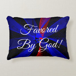 Favoriet bij God Geometric Accent Pillow Accent Kussen