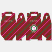 Favoriet Box 5 Bourgogne(Roze Groen) RFPMDesigns©️ Bedankdoosjes (Ongevouwen)