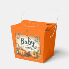 Favoriet Box-Autumn Baby shower Favoriete vakken Bedankdoosjes