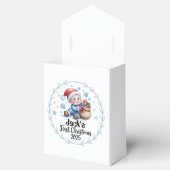 Favoriet Box-Baby's Eerste Kerstgunstboxen Bedankdoosjes (Geopend)