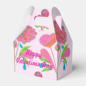 Favoriet Box Lollipop Flower Bedankdoosjes (Voorkant Zijde)