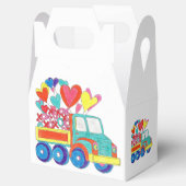 Favoriet Box Truck Hearts Bedankdoosjes (Geopend)
