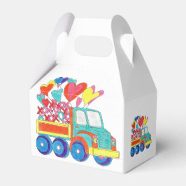 Favoriet Box Truck Hearts Bedankdoosjes