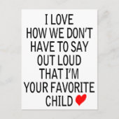 favoriet briefkaart (Voorkant)