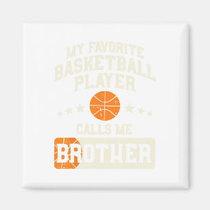 Favoriet Bysketbyll Speler Broer Familie Byller B Magneet