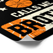 Favoriet Bysketbyll Speler Broer Familie Byller B Poster (Hoek)