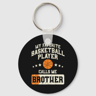 Favoriet Bysketbyll Speler Broer Familie Byller B Sleutelhanger