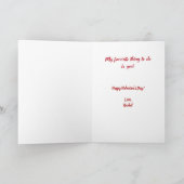 Favoriet ding om een liefdeskaart te maken kaart (Binnen)