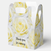 Favoriet dozen gele roos bedankdoosjes (Geopend)