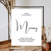 Favoriet Geheugen Memorial Keepsake begrafenis Mod Poster