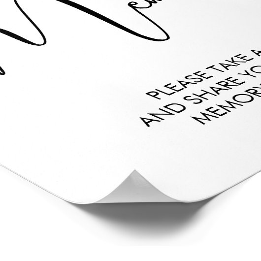 Favoriet Geheugen Memorial Keepsake begrafenis Mod Poster (Hoek)