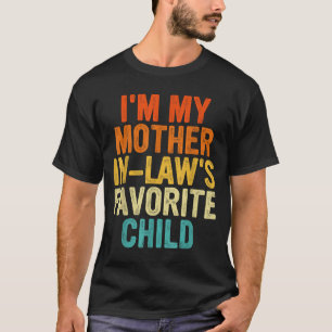 Favoriet grappig cadeau voor schoonmoeder voor fam t-shirt