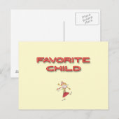 Favoriet kind briefkaart (Voorkant / Achterkant)
