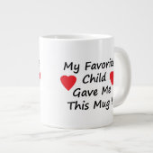 Favoriet kind grote koffiekop (Voorkant rechts)