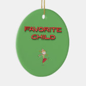 Favoriet kind keramisch ornament (Rechts)