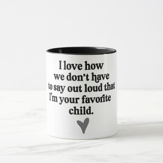 Favoriet kind mok (Midden)