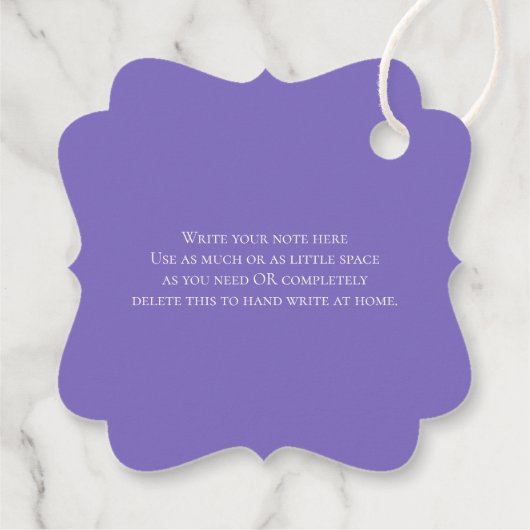 Favoriet label Roze Roze Abstracte Bloemen (Achterkant)