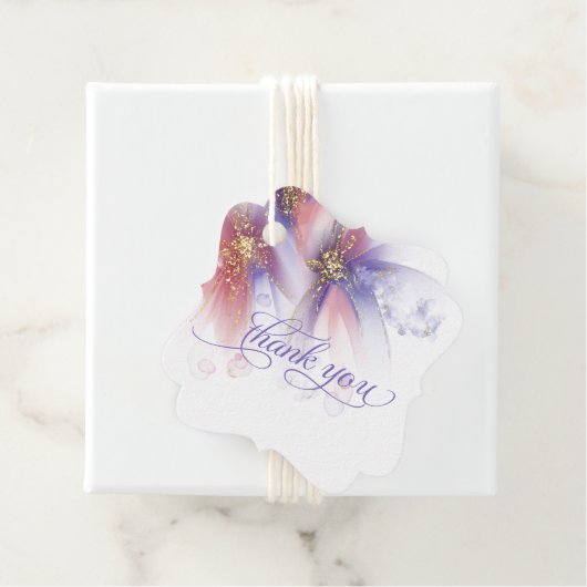 Favoriet label Roze Roze Abstracte Bloemen (In situ)